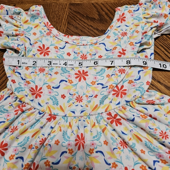 Dot Dot Smile Floral Twirl Dress 2t - Picture 4 of 5
